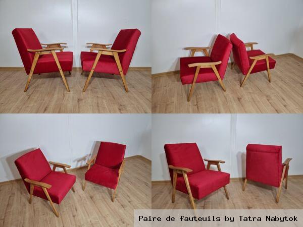Paire de fauteuils by tatra nabytok