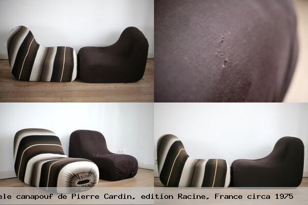 Paire fauteuils modele canapouf pierre cardin edition racine france circa 1975