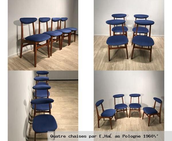 Quatre chaises par e ha as pologne 1960 