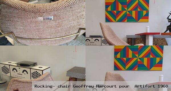 Rocking chair geoffrey harcourt pour artifort 1960