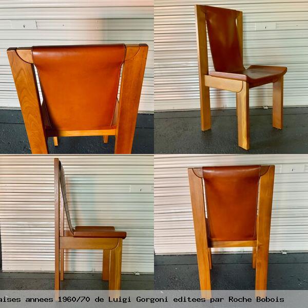 Serie 6 chaises annees 1960 70 luigi gorgoni editees par roche bobois
