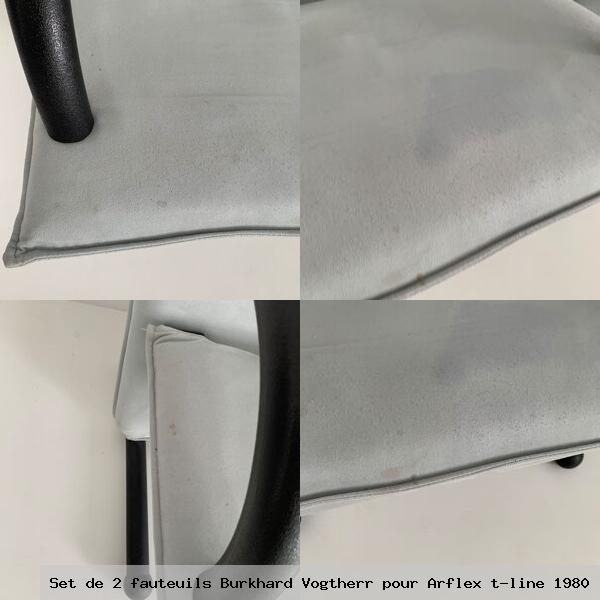 Set de 2 fauteuils burkhard vogtherr pour arflex t line 1980