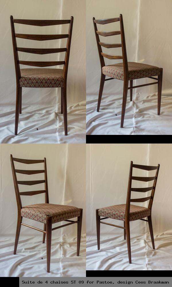 Suite de 4 chaises st 09 for pastoe design cees braakman