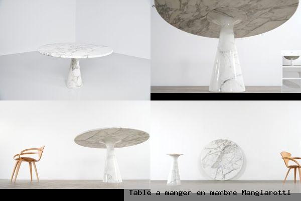 Table a manger en marbre mangiarotti