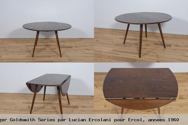 Table a manger goldsmith series par lucian ercolani pour ercol annees 1960