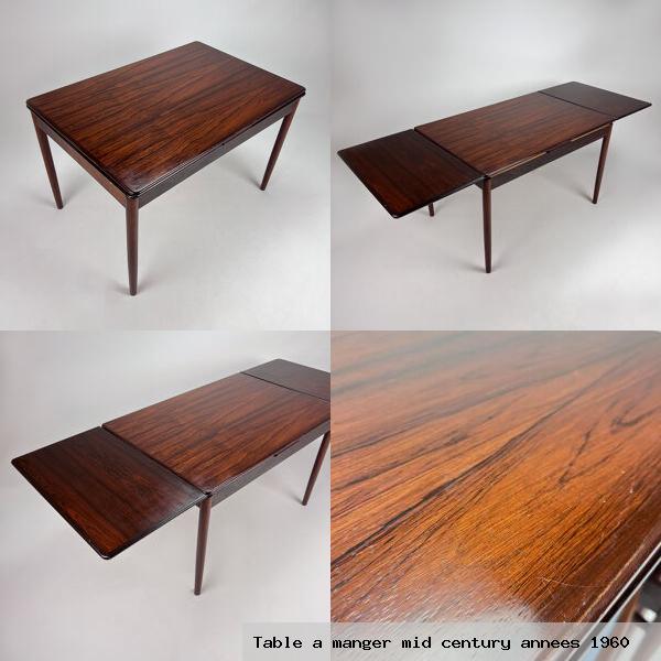 Table a manger mid century annees 1960