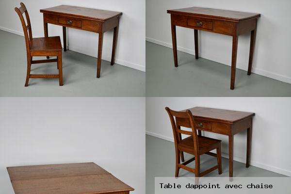 Table dappoint avec chaise