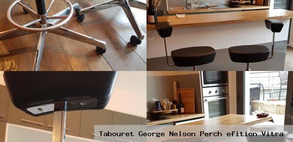 Tabouret george nelson perch efition vitra