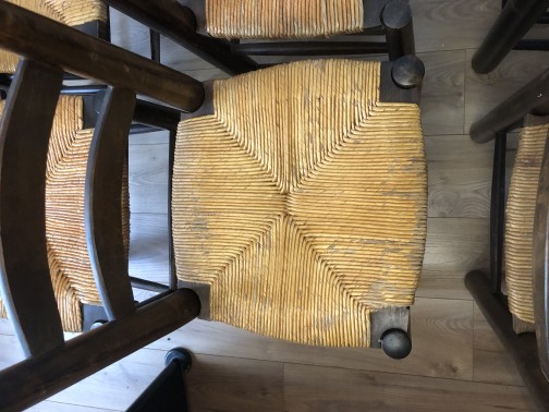 Lot de 6 chaises brutalistes de Georges Robert(3)