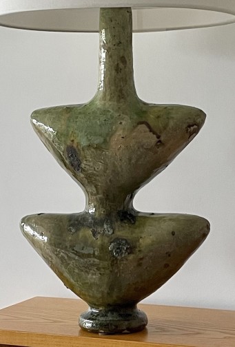 Moroccan Tamegroute Ceramic Lamp(2)