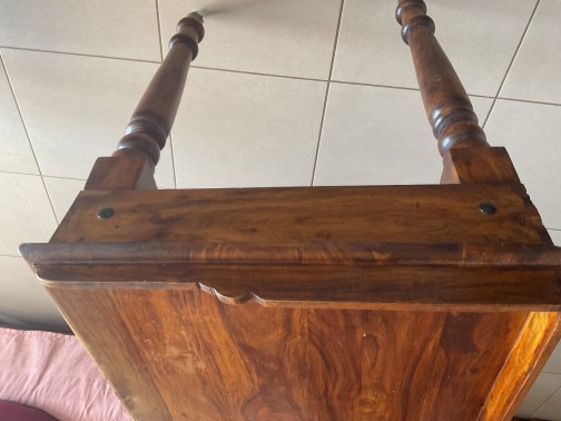 Bureau en bois massif de palissandre des Inde,Maison du Monde(2)