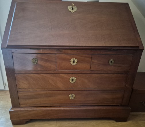 SECRETAIRE BUREAU SCRIBAN (style anglais) XVIII éme : état exceptionnel