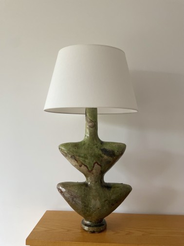 Moroccan Tamegroute Ceramic Lamp(3)