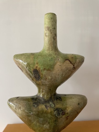 Moroccan Tamegroute Ceramic Vase Sculpture(3)