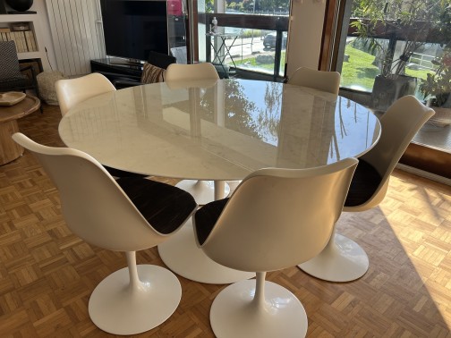 Vintage table et chaises Knoll