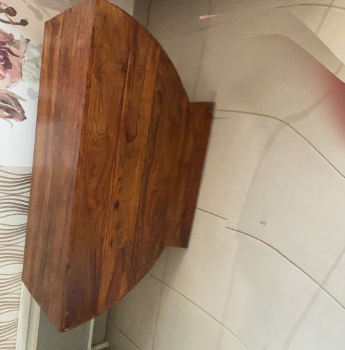 Commode demi lune en bois massif de palissandre,Maison du Monde(2)