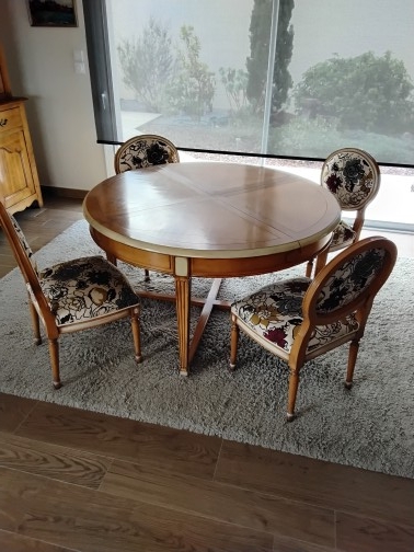 Table et 4 chaises - ROCHE BOBOIS
