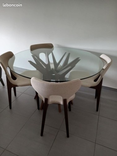 Table de repas Aster en Frêne Teinté - ROCHE BOBOIS