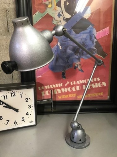 Lampe atelier industriel 1960
