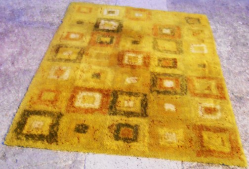 Grand tapis modèle Vallauris 1960-70's(3)