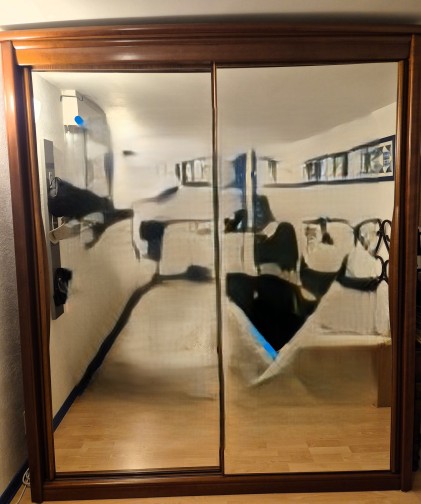 ARMOISE PENDERIE CELIO 2P. COULISSANTES DOUBLE MIROIR EN TBEG - Celio