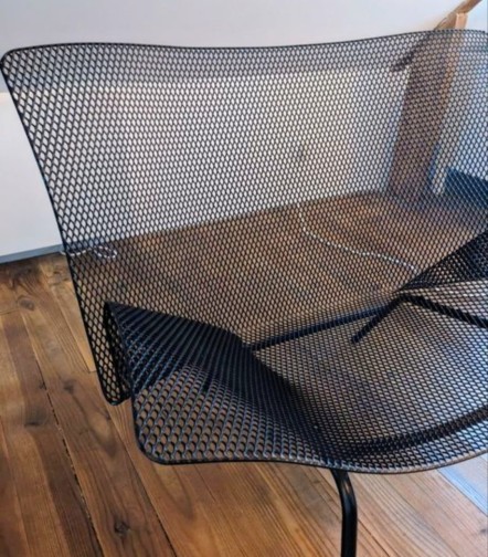 Fauteuil grillage,Cinna,Azambourg François(4)