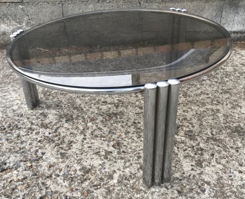 Table basse tubulaire 1970