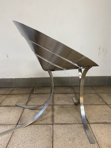 Maria Pergay Chaise Anneaux / Ring Chair, 1968(2)