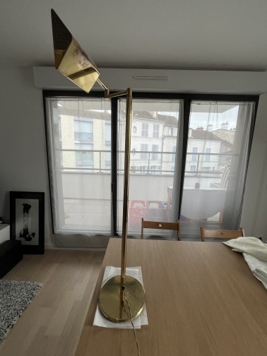 LAMPADAIRE MAT COULISSANT EN LAITON(1)