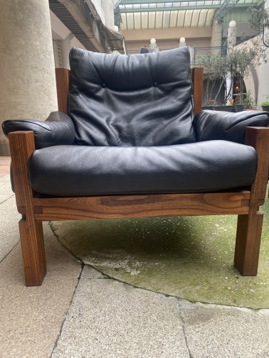 Pierre Chapo Paire de fauteuils S15 - Circa 1978,Pierre Chapo(7)