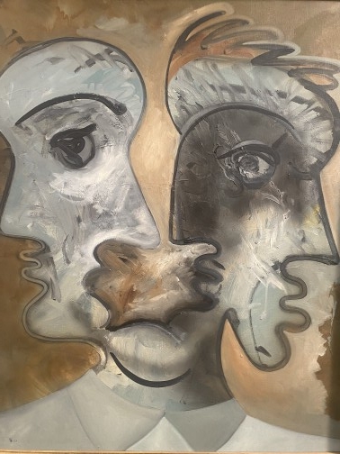 Alain Rothstein - Double Visage - Huile sur toile(2)