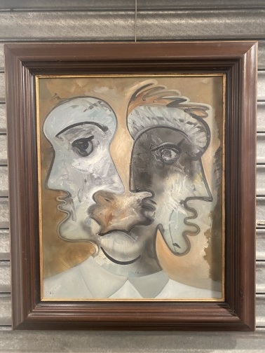 Alain Rothstein - Double Visage - Huile sur toile(1)