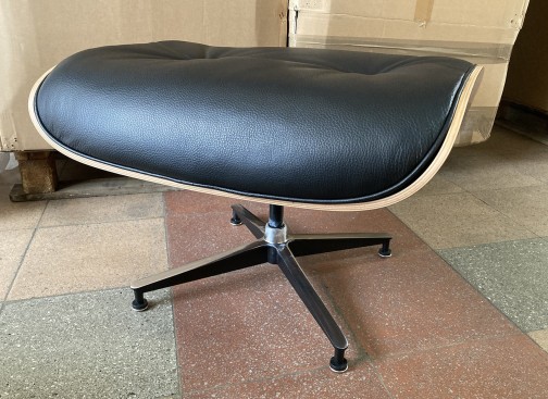 Lounge chair Eames - cuir noir / Palissandre,Herman Miller,Eames(7)