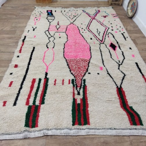 Tapis berbère laine fait main 300x195 cm(3)