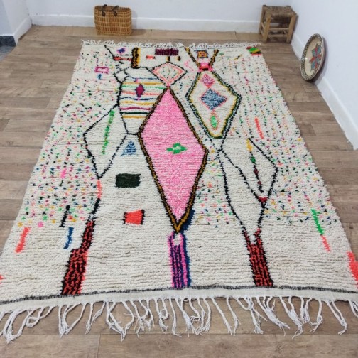 Tapis berbère laine fait main 300x190 cm(2)