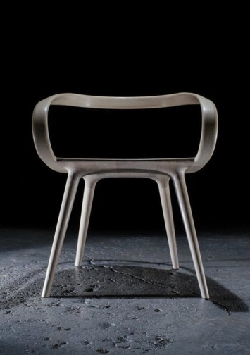 Chaise Bois Courbé Velo Chair /1 Design Jan Waterston(2)